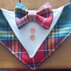 Dog Bandana with BowTie - Medium 1 Dog Bandana with BowTie - Medium 1