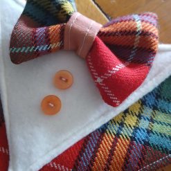Dog Bandana with BowTie - Medium 4 Dog Bandana with BowTie - Medium 4