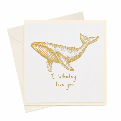 Ocean Pun Greeting Card | Foil Illustration, Envelope