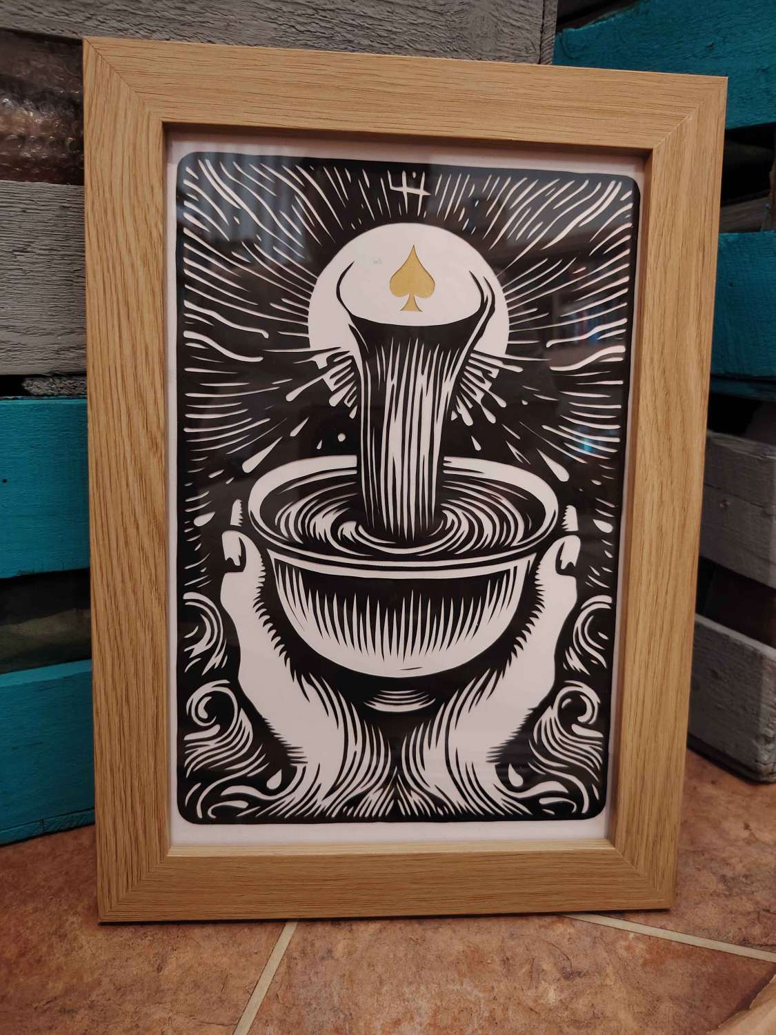 Ace of Cups Papercutting Ace of Cups Papercutting