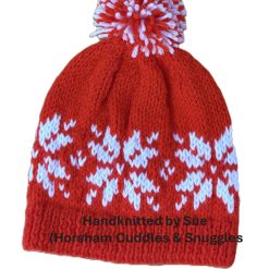 Hand-knitted baby's bobble hat 3 Hand-knitted baby's bobble hat 3