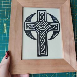 Celtic Cross Papercutting