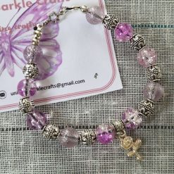 Purple pastel marble bracelet 💜