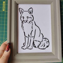 Fox Papercutting