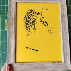 Giraffe Papercutting