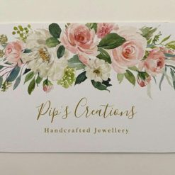 Dainty Forget me Not Flower Necklace 3
