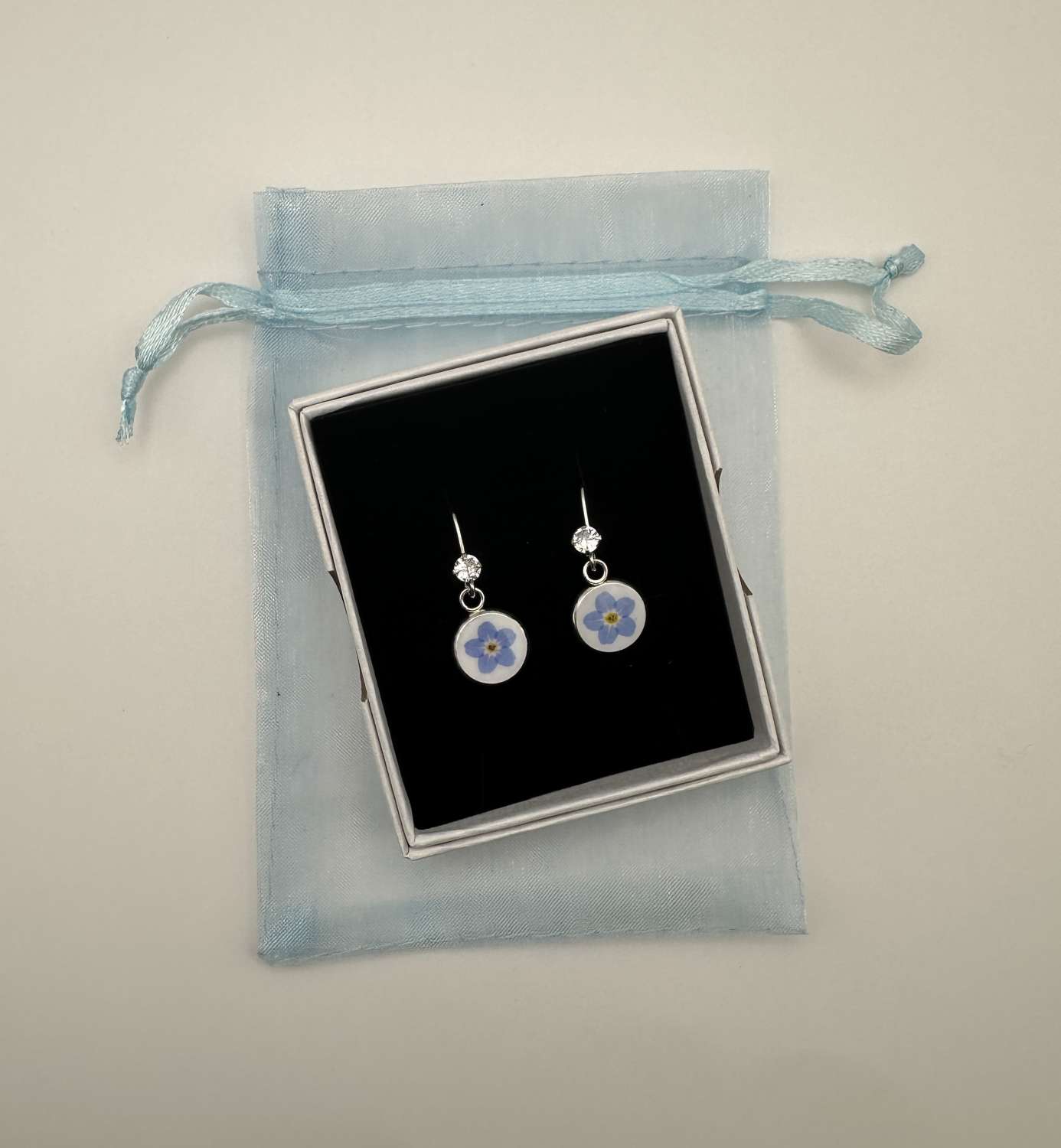 Forget me Not Flower Earrings Forget me Not Flower Earrings