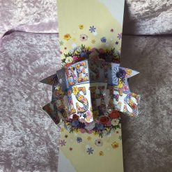 Best wishes twist and pop greeting card