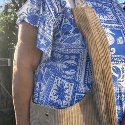 Handmade Tan corduroy shoulder bag 3 Handmade Tan corduroy shoulder bag 3