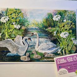 Graceful swans