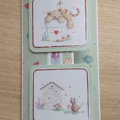 Birthday Card Female - Cat & Mouse Best of Friends