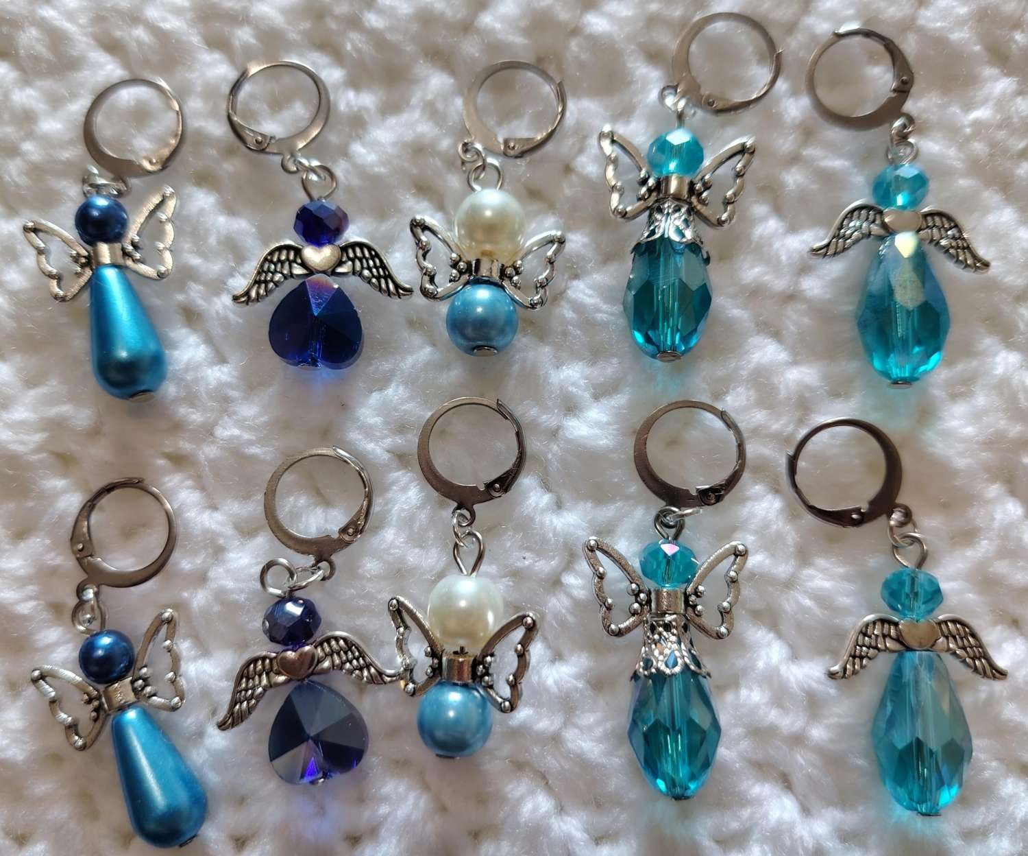 Set of 10 angel stitch markers Set of 10 angel stitch markers