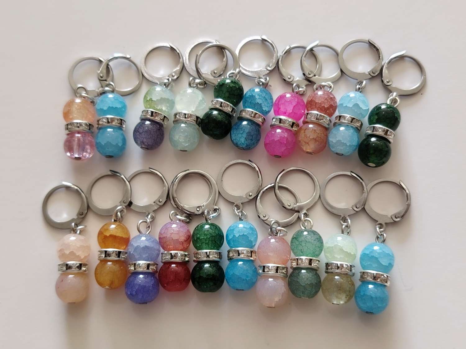 20 random colour stitch markers 20 random colour stitch markers