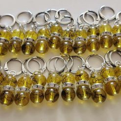 20 yellow stitch markers
