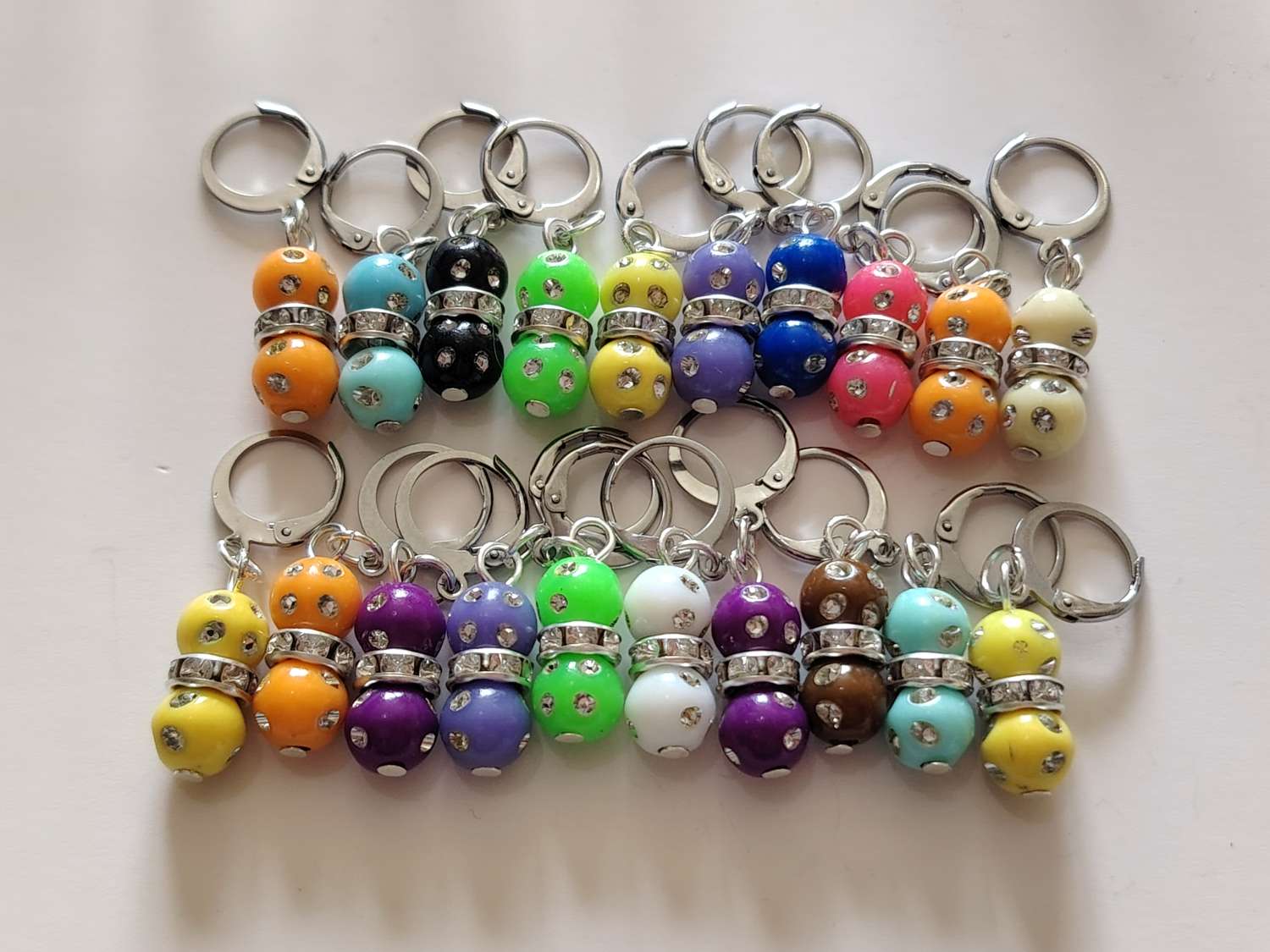 20 disco ball stitch markers 20 disco ball stitch markers