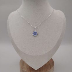 Dainty Forget me Not Flower Necklace