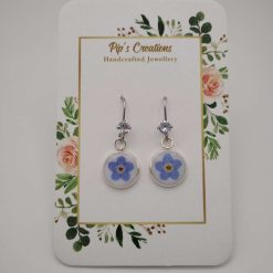 Forget me Not Flower Earrings