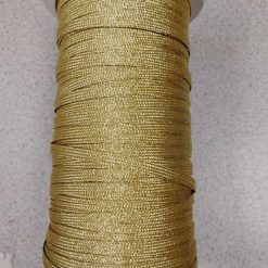 0.5cm Gold Flat Lurex Trim, Metallic Flat Cord, Lurex Cord, Christmas Craft, Jewellery, Hair Crafts, lurex cord, shiny cord, gold tape
