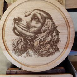 Laser engraved chopping board