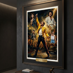 Freddie Mercury Tribute Print | Queen Inspired Wall Art | Music Legend Poster | Dramatic Rock Icon Decor | Printable Download 1 Freddie Mercury Tribute Print | Queen Inspired Wall Art | Music Legend Poster | Dramatic Rock Icon Decor | Printable Download 1