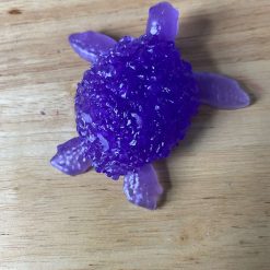 🐢 PURPLE GEODE SEA TURTLE FIGURINE 🐢 2