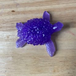 🐢 PURPLE GEODE SEA TURTLE FIGURINE 🐢 3