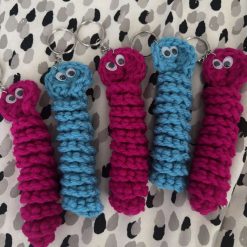 Worry worm keychain