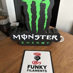 Monster Energy Inspired 3D Printed LED Light Box | USB Powered Night Light | Gaming & Garage Décor