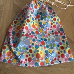Toiletry bag in dots print