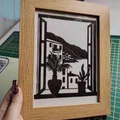Italian View Papercutting