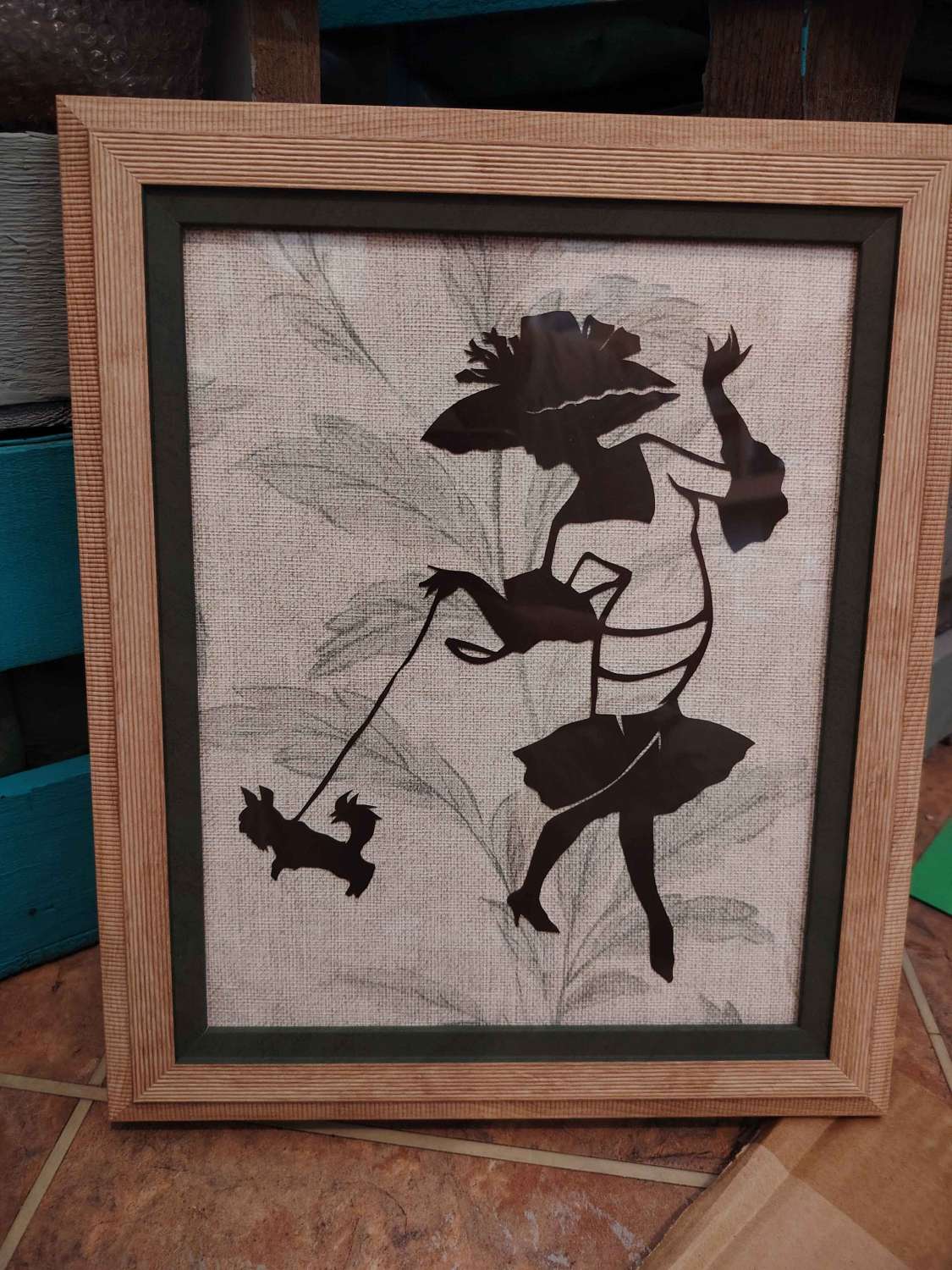 Lady & Dog Papercutting Lady & Dog Papercutting