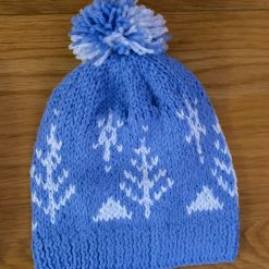 Hand-knitted baby's bobble hat 5 Hand-knitted baby's bobble hat 5