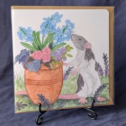 "Ratty in the Garden" Greetings Card