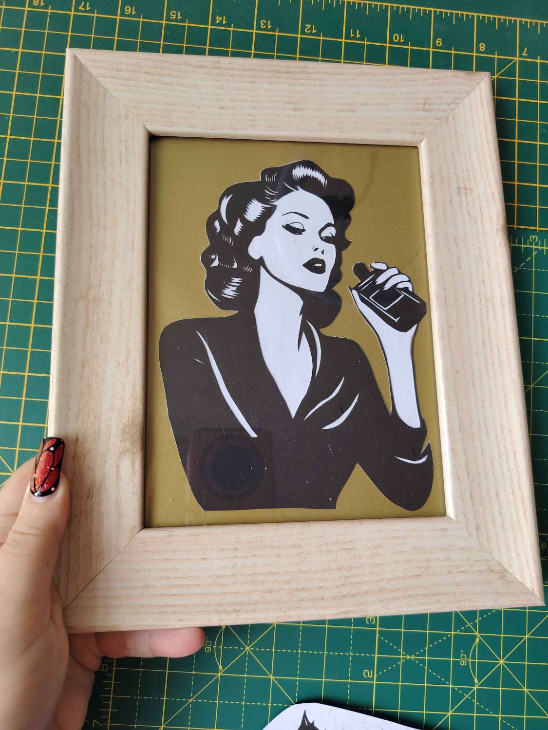 Perfume Lady Papercutting Perfume Lady Papercutting