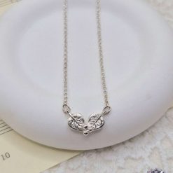 Leaves And Berries Sterling Silver Necklace