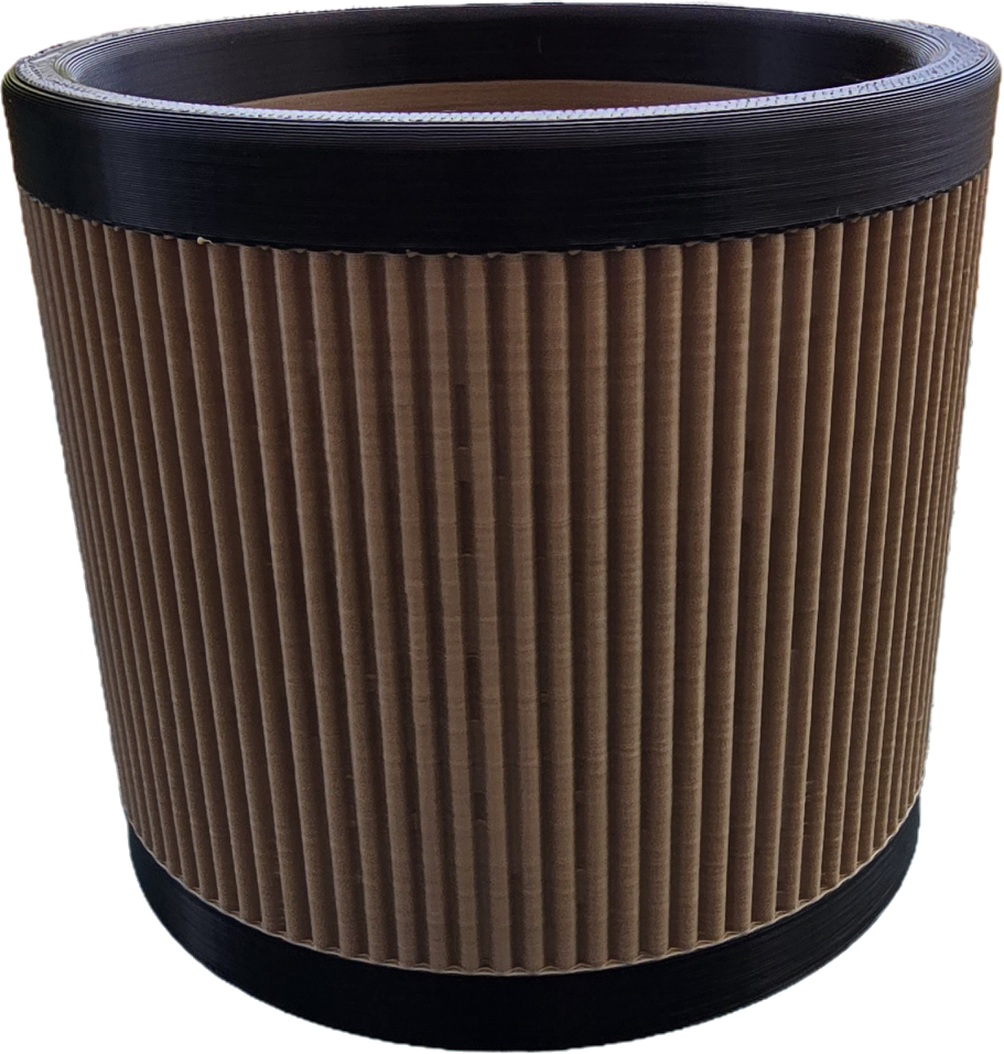 Round Pot 2 The Round Plant Pot : 12cm 2
