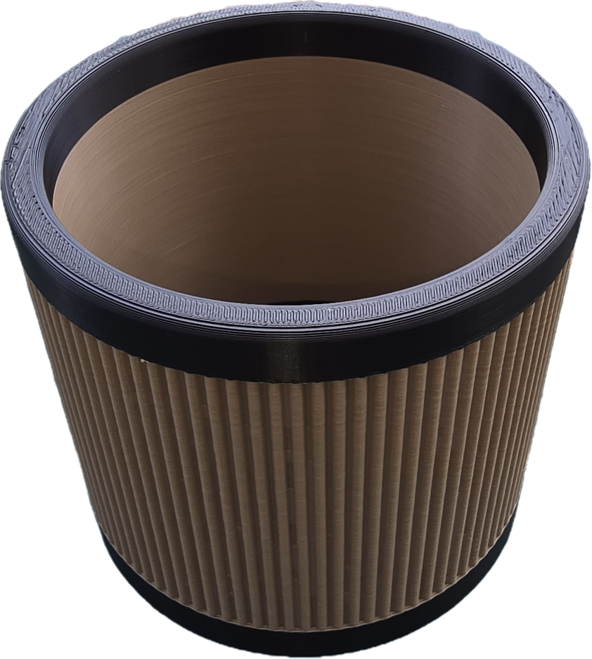 Round Pot The Round Plant Pot : 12cm 3