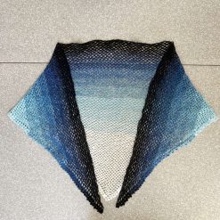Shawl/Wrap - Crochet - 'Twighlight Cascade Mesh' - Triangular - Cotton 4 Shawl/Wrap - Crochet - 'Twighlight Cascade Mesh' - Triangular - Cotton 4