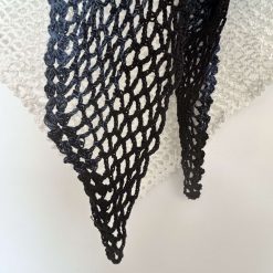 Shawl/Wrap - Crochet - 'Twighlight Cascade Mesh' - Triangular - Cotton 2 Shawl/Wrap - Crochet - 'Twighlight Cascade Mesh' - Triangular - Cotton 2