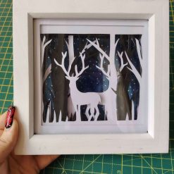 Stag Papercutting
