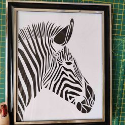 Zebra Papercutting