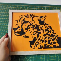 Cheetah Papercutting