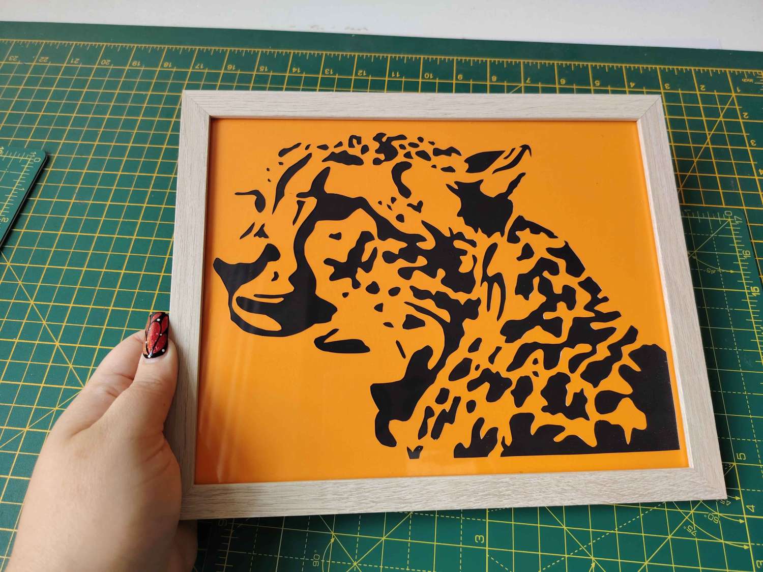 Cheetah Papercutting Cheetah Papercutting