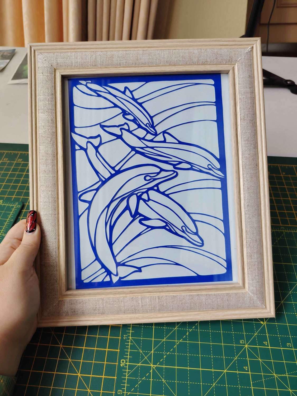 Dolphin School Papercutting Dolphin School Papercutting