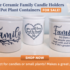 Family Ceramic Holder(candle or plant)