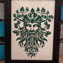 Green Man Papercutting