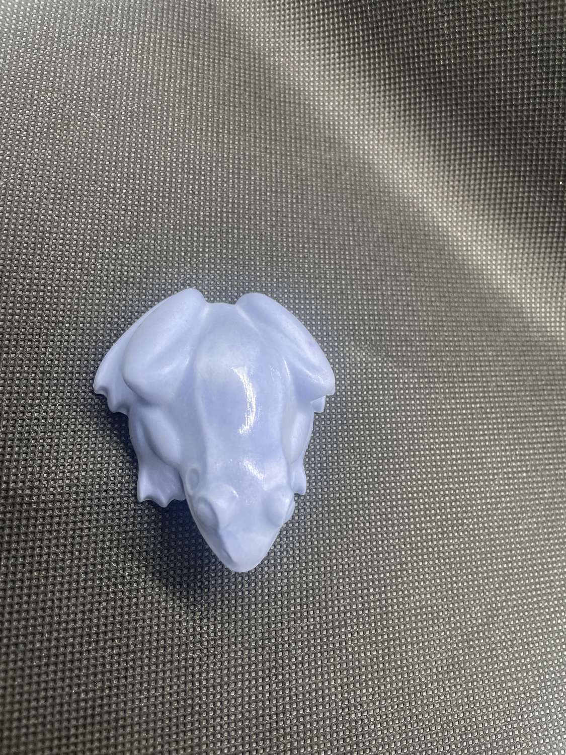 Handmade plaster blue toad Handmade plaster blue toad