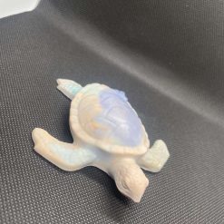 Handmade marine colour plaster turtle
