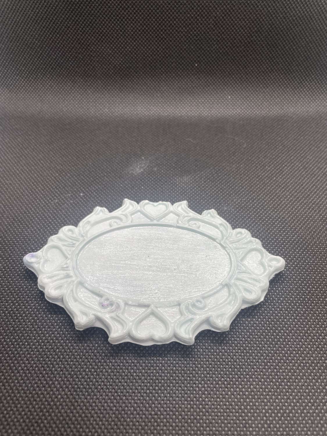 Handmade plaster blue frame Handmade plaster blue frame