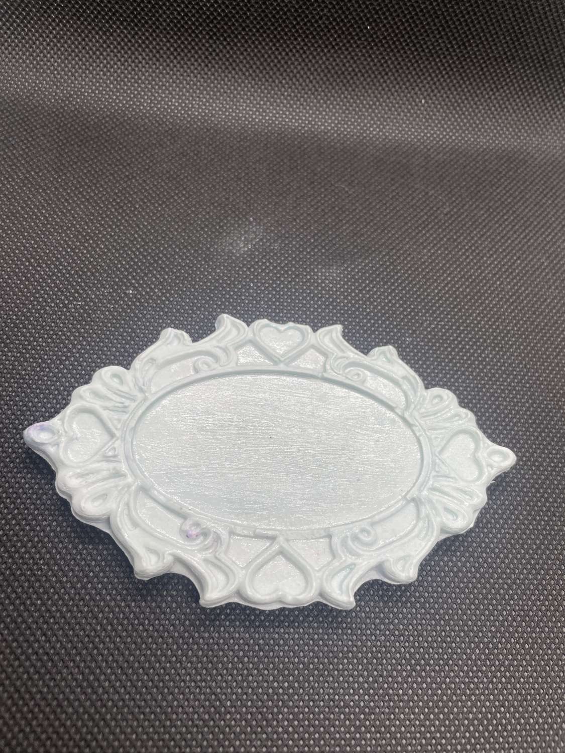 Handmade plaster blue frame Handmade plaster blue frame